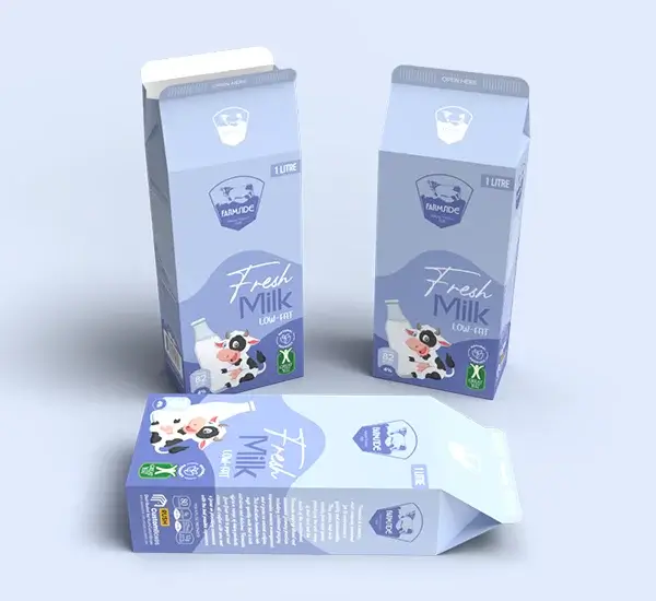 Printed Milk Cartons