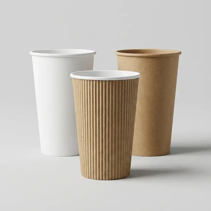 18 oz extra-large paper cups for cold or hot beverages