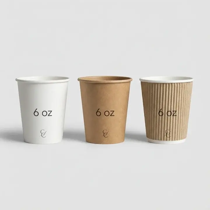6 oz lightweight paper cups for beverages