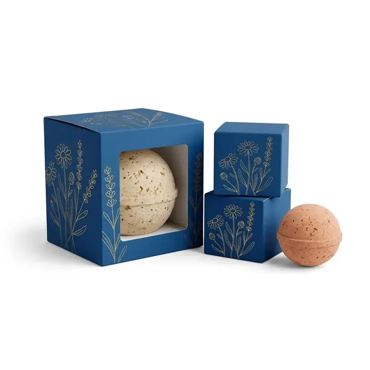 Custom bath bomb packaging boxes