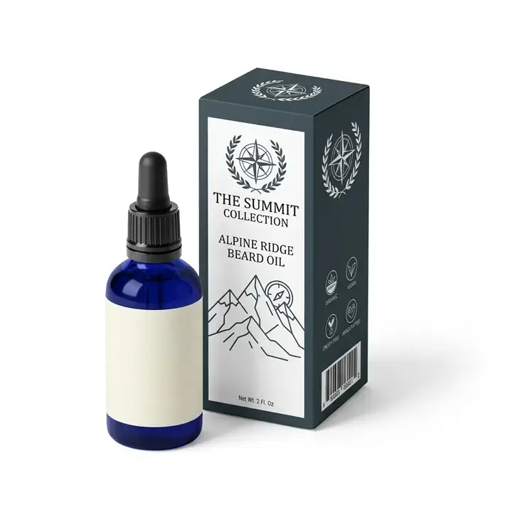 Beard oil packaging box