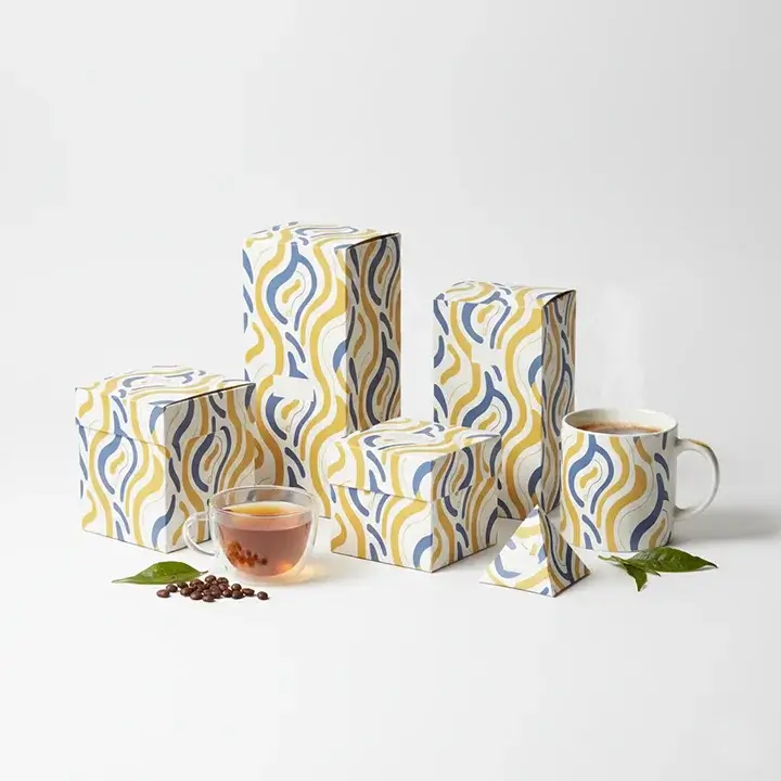 Custom-printed beverage packaging boxes