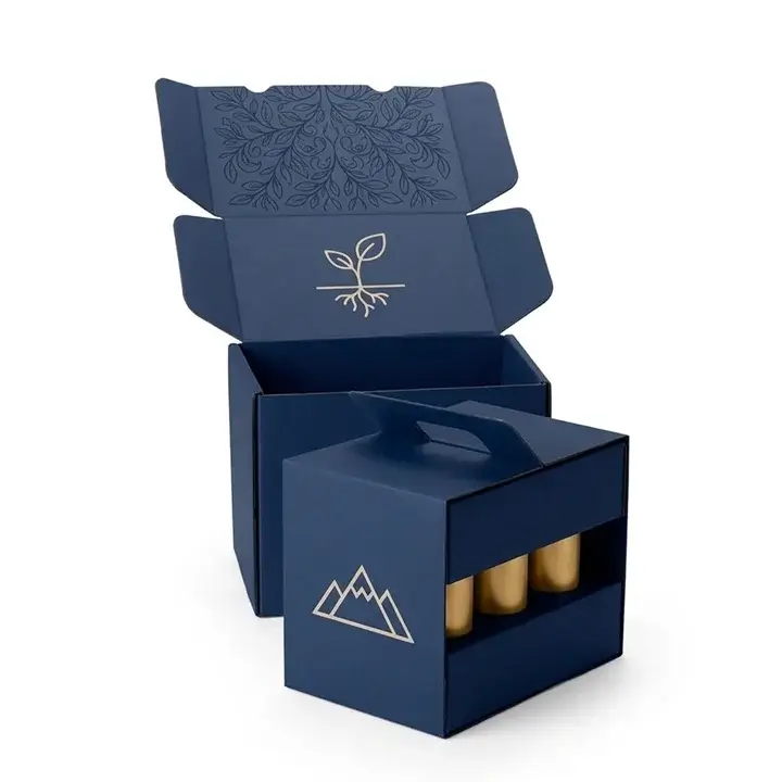 Durable beverage shipping boxes