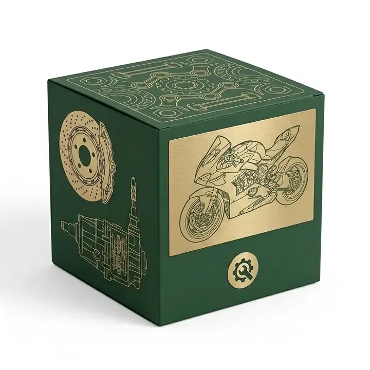 Durable bike accessory packaging box