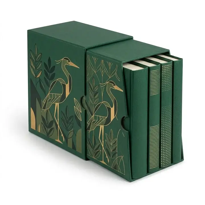 Protective book packaging boxes