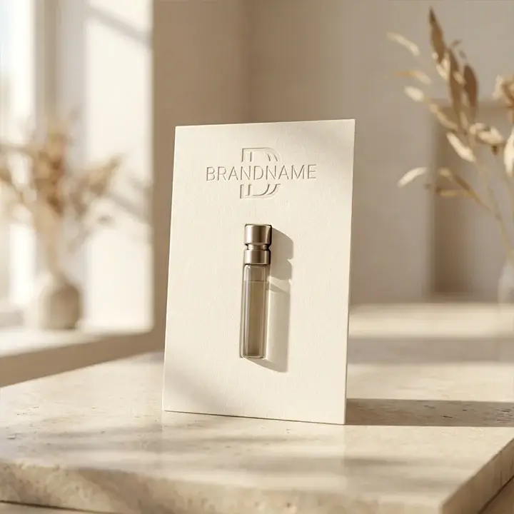 Custom branded insert cards for retail product display and security