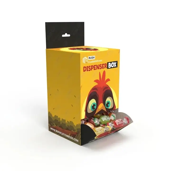 Custom printed candy packaging boxes with logo