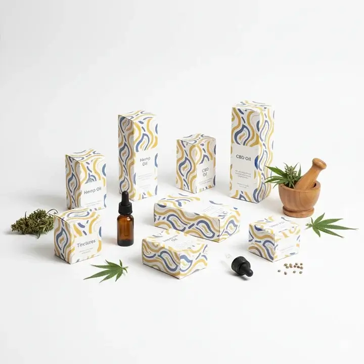 Custom-printed cannabis packaging boxes