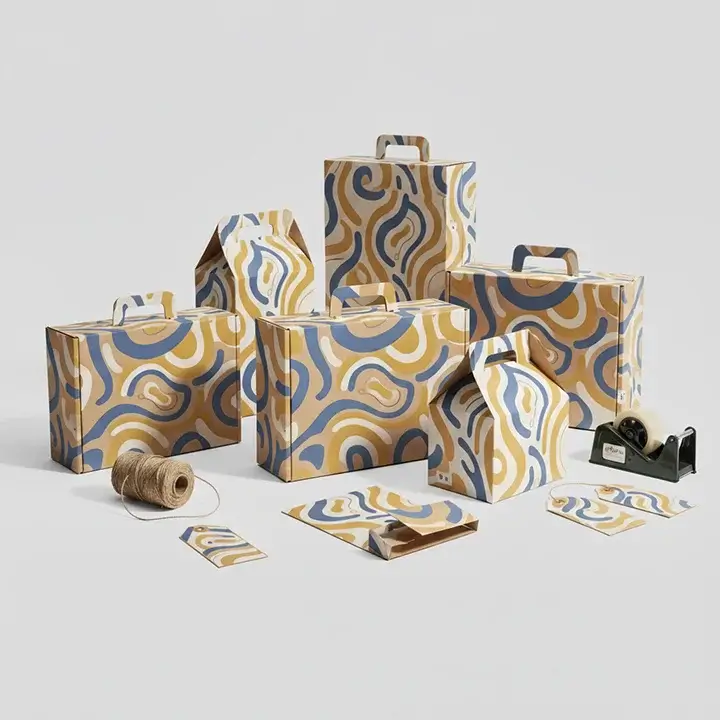 Custom-printed carrier boxes