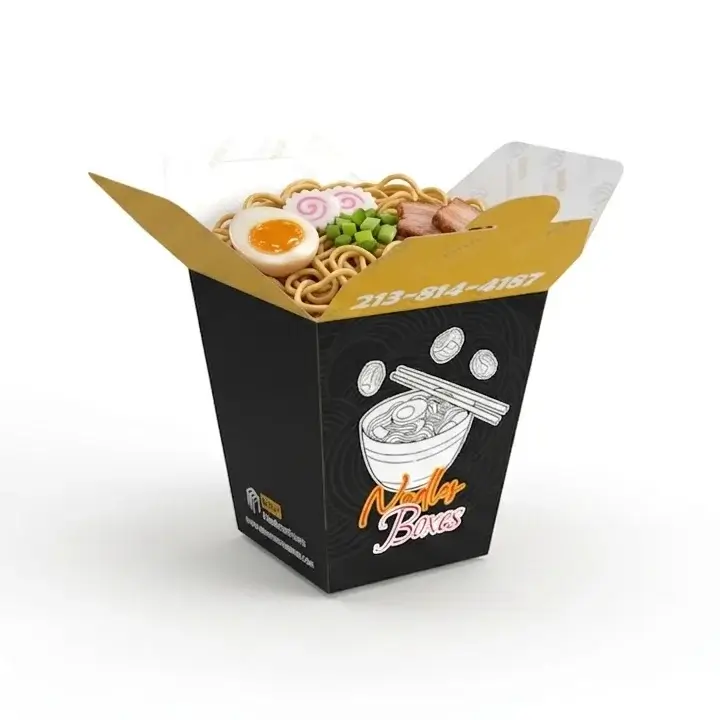 Classic takeout box for Asian cuisine