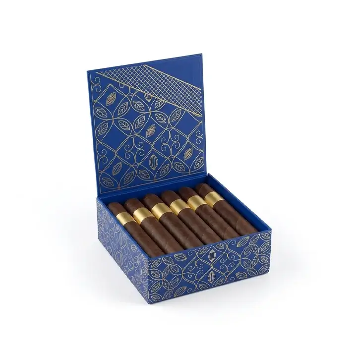 Custom cigar box for premium tobacco packaging