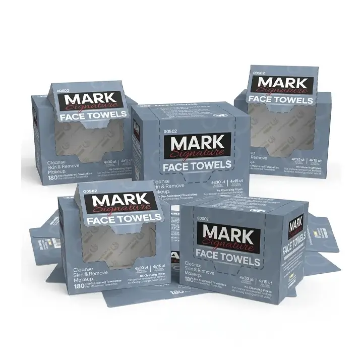 Cleansing wipes packaging boxes