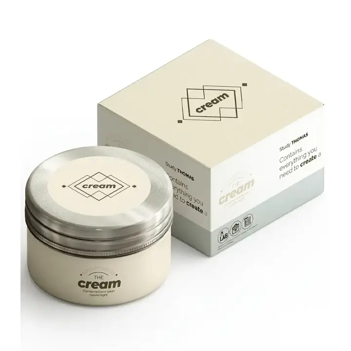 Cosmetic cream packaging box