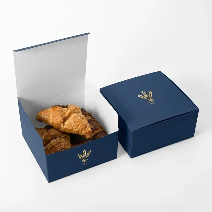 Croissant boxes for bakery display and takeaway