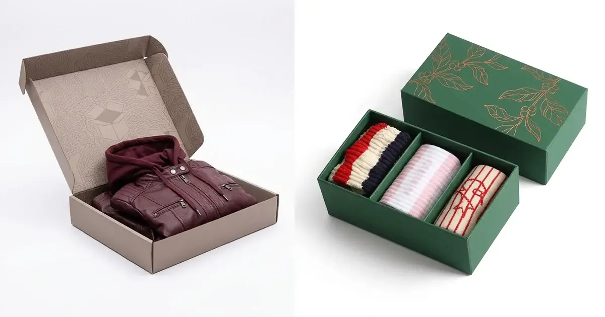 Custom Apparel Packaging Boxes | Wholesale Clothing Boxes | RCB