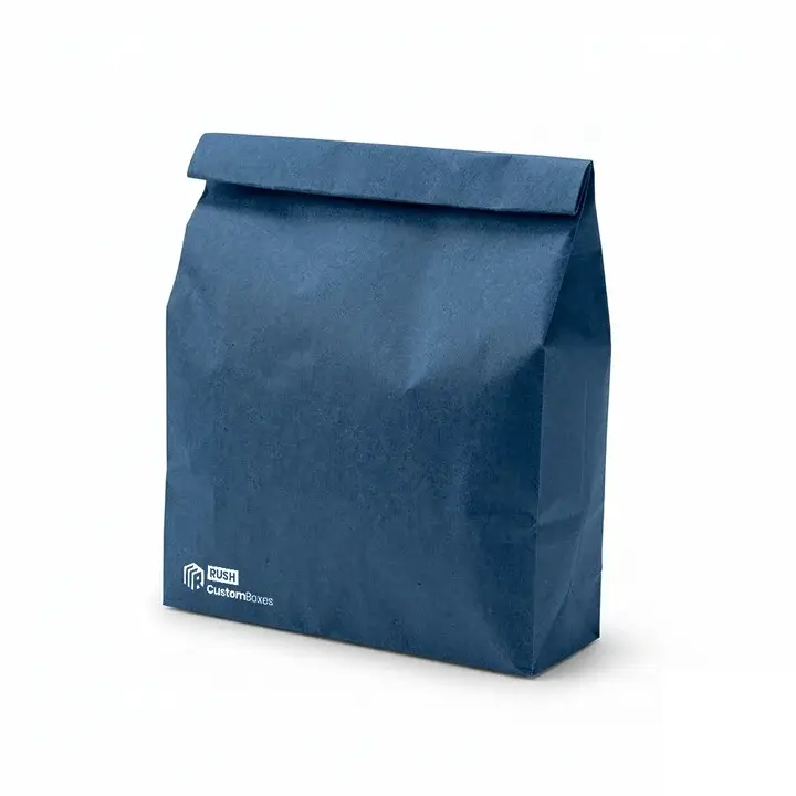Custom printed paper bags with logo for luxury retail