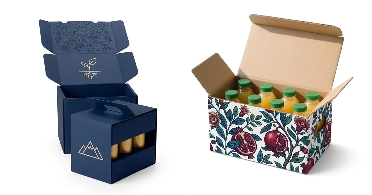Custom Beverage Packaging Boxes | Wholesale Drink Carriers & Cartons