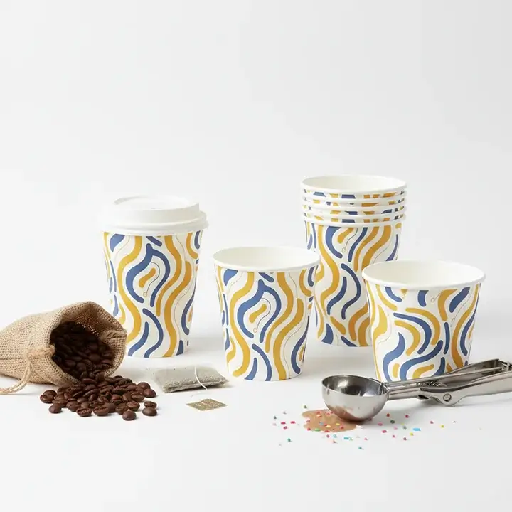 Custom printed paper cups for branding and events