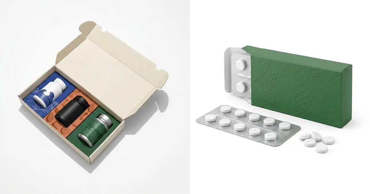 Custom Pharmaceutical Packaging Boxes | Medical-Grade Printing | RCB