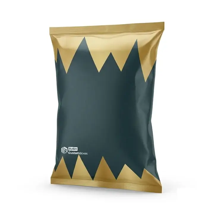 Unique pillow-shaped pouch bags with custom logo printing