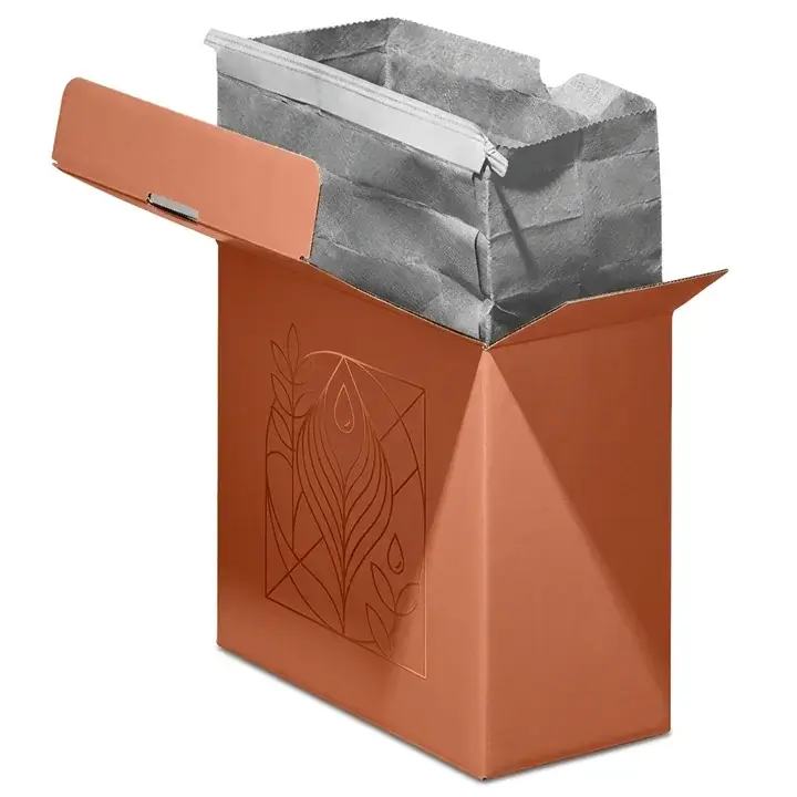 Detergent packaging box