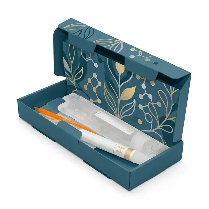 Box used for diagnostic and testing kits