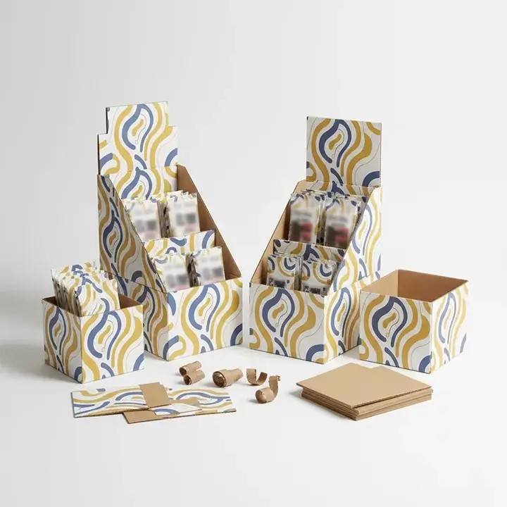 Custom-printed display boxes