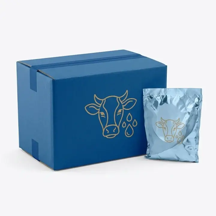 Dry milk packaging box