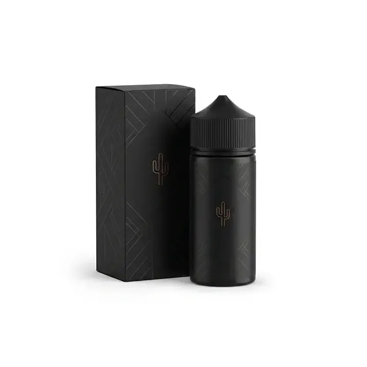 E-liquid vape packaging box for branded vape juice storage