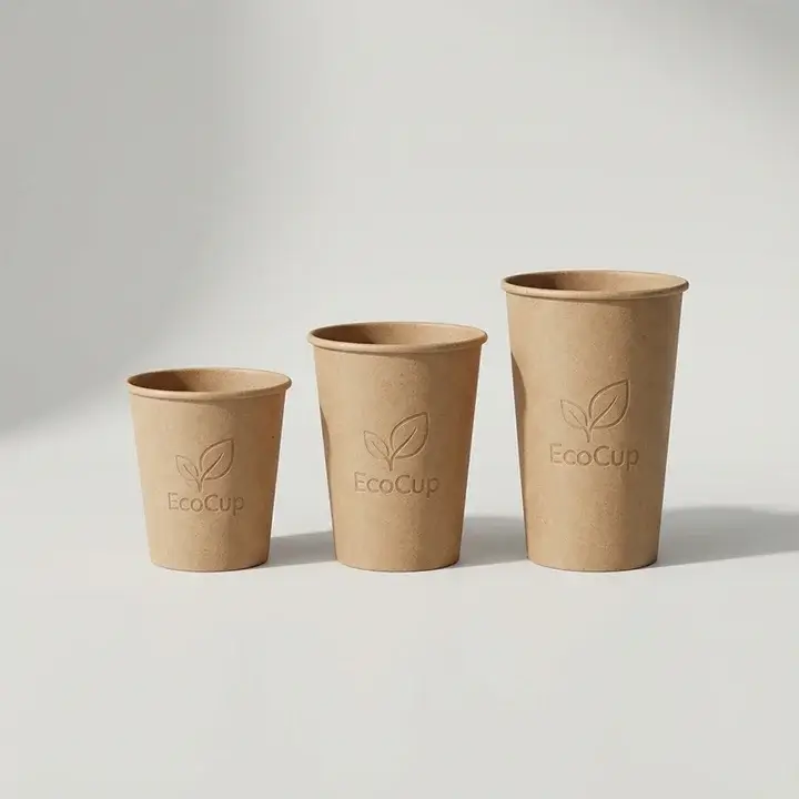 Eco-friendly biodegradable paper cups