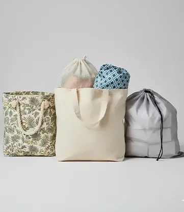 Collection of fabric bags