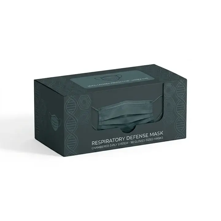 Box used to store and distribute face masks