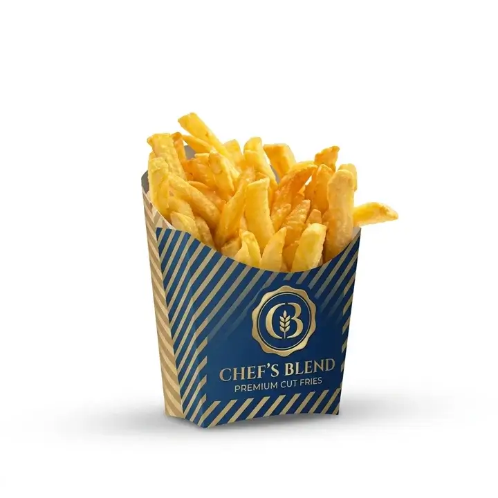 Packaging designed for serving hot fries