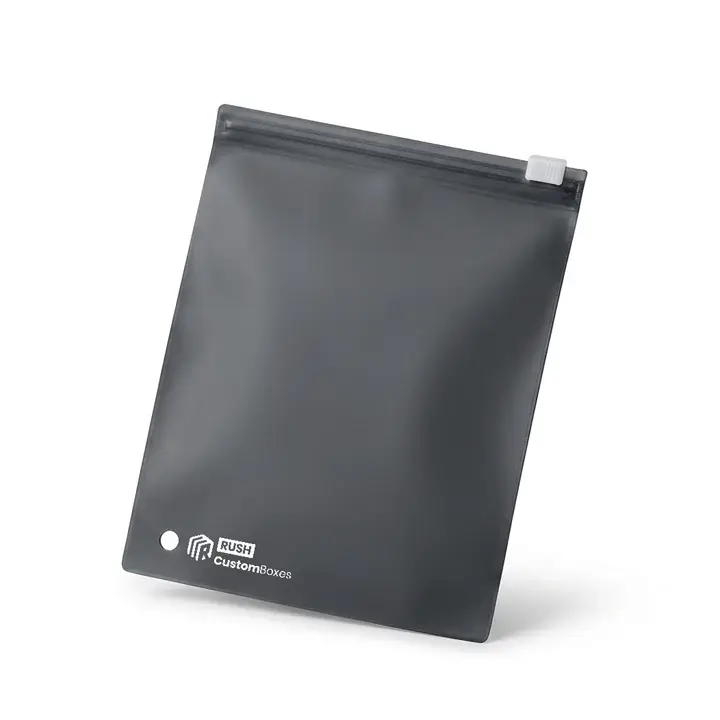 Custom frosted zipper bags for reusable and stylish packaging