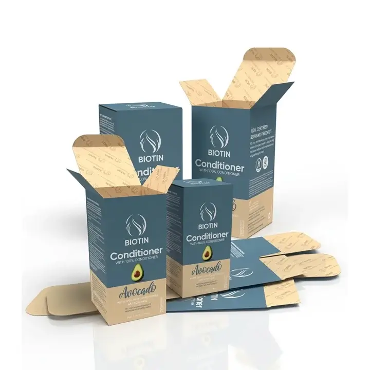 Hair conditioner packaging boxes