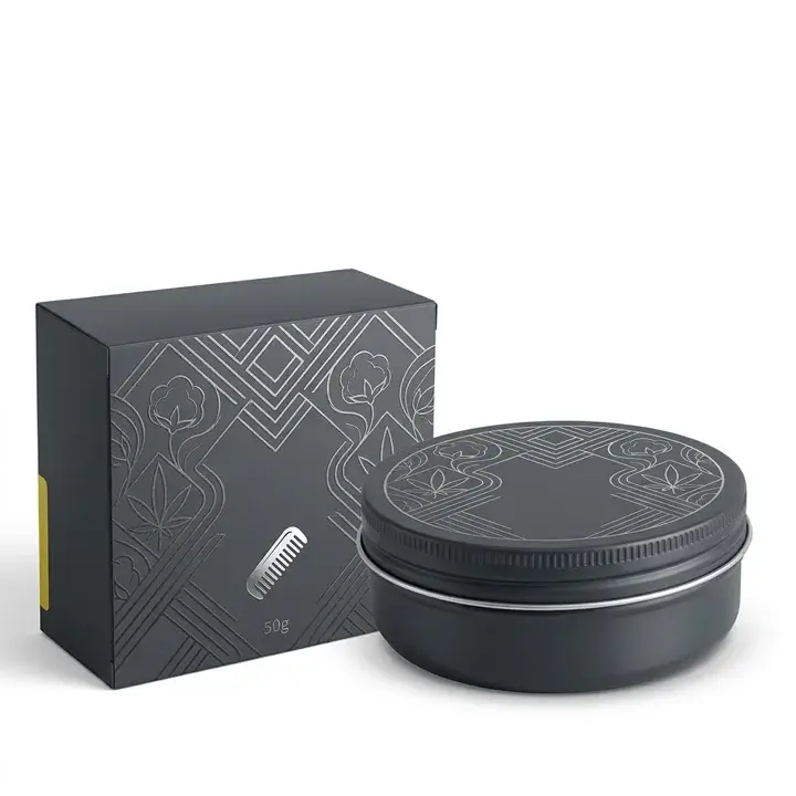 Hair wax styling packaging box