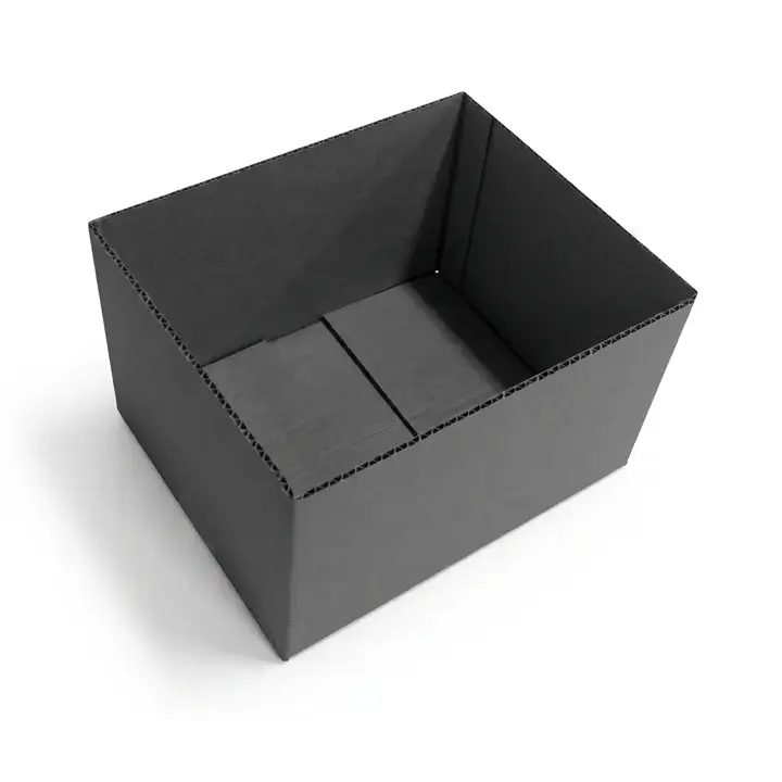 Half slotted containers for quick and efficient packaging