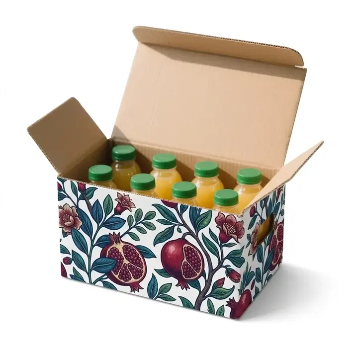 Custom juice packaging box