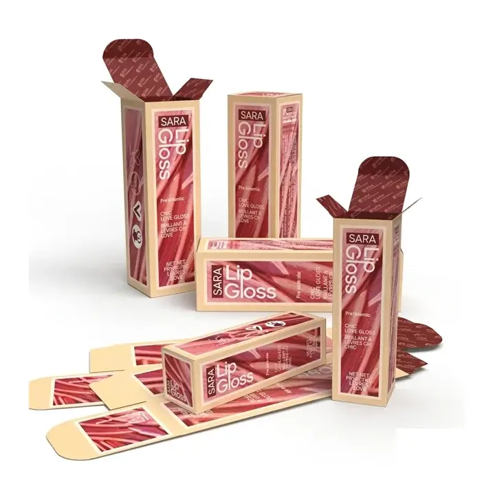 Lip gloss packaging boxes