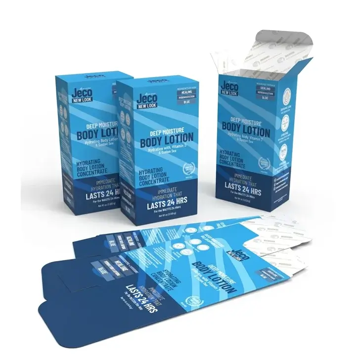 Body lotion packaging boxes