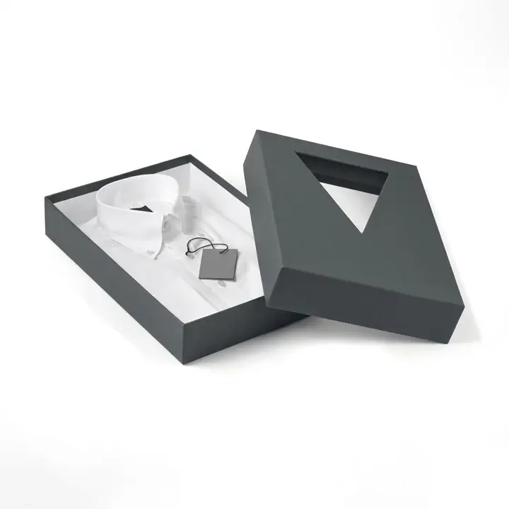 Luxury rigid apparel box for clothing and fashion items