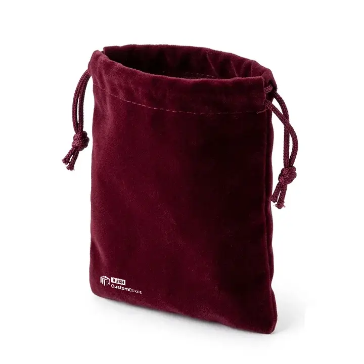 Luxury velvet pouches made from soft fabric for jewelry and gifts