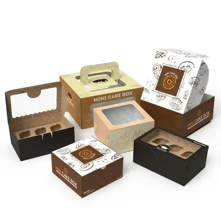 Mini cupcake boxes for small servings