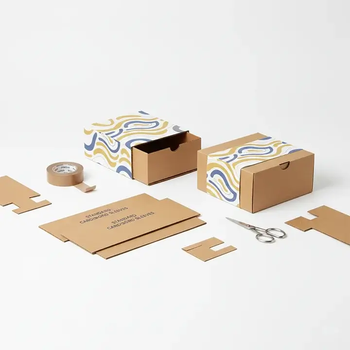 Custom printed packaging sleeves for boxes and products