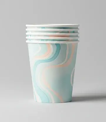 Collection of paper cups