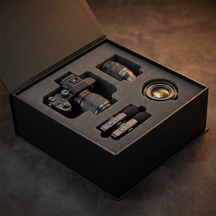 High-density foam inserts for shock-resistant product packaging