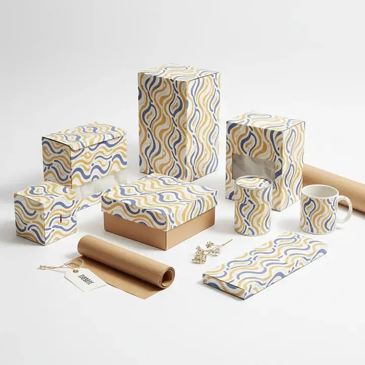 Custom-printed retail packaging boxes