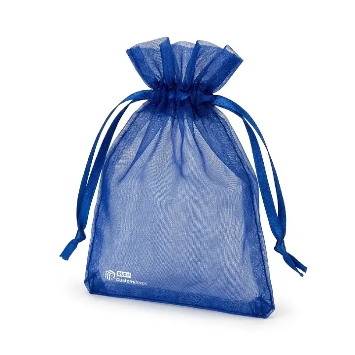 Elegant sheer organza pouches for jewelry and gifts
