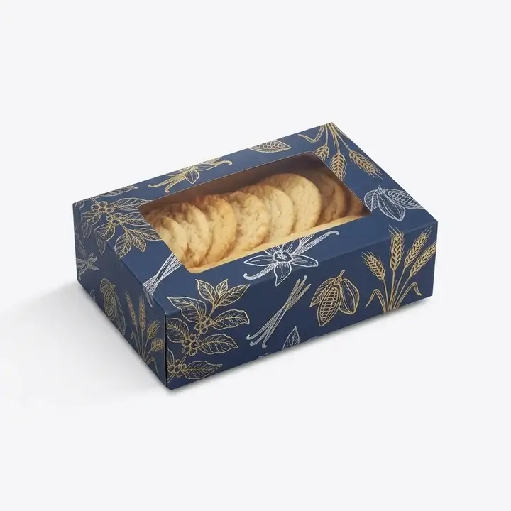 Shipping boxes for baked goods and delivery