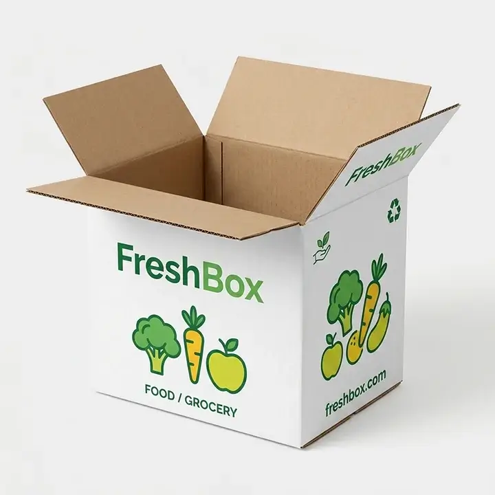 Heavy-duty corrugated shipping box